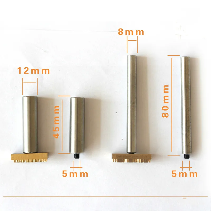Custom copper mold steel stick beating rod brass stamps leather logo stamp tools leather craft stamps custom logo stamp