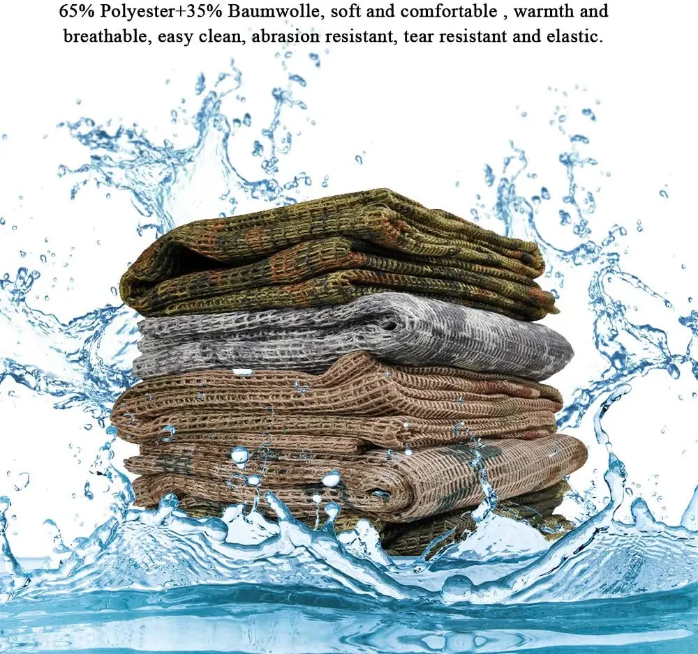 Camouflage Netting Tactical Mesh Camo Breathable Scarf Sniper Face Veil Scarves for Wargame Sports Hunting Shooting Camping,camouflage net
