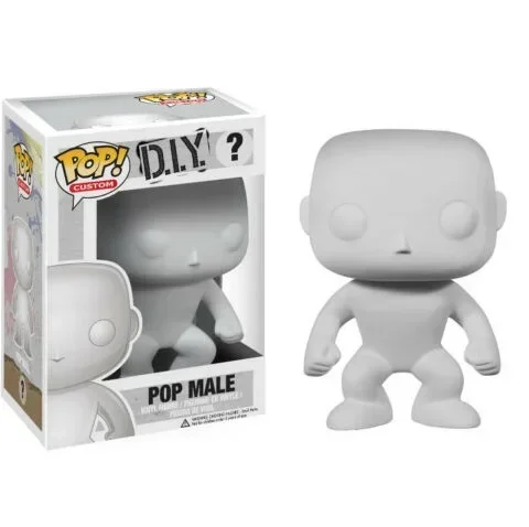 thumbnail image 5 of FUNKO POP CUSTOM DIY Modelos de juguetes sin colorear Muñeca masculina / femenina Figura de acción de vinilo Modelo de PVC Regalo para niños Regalos de cumpleaños, 5 of 5