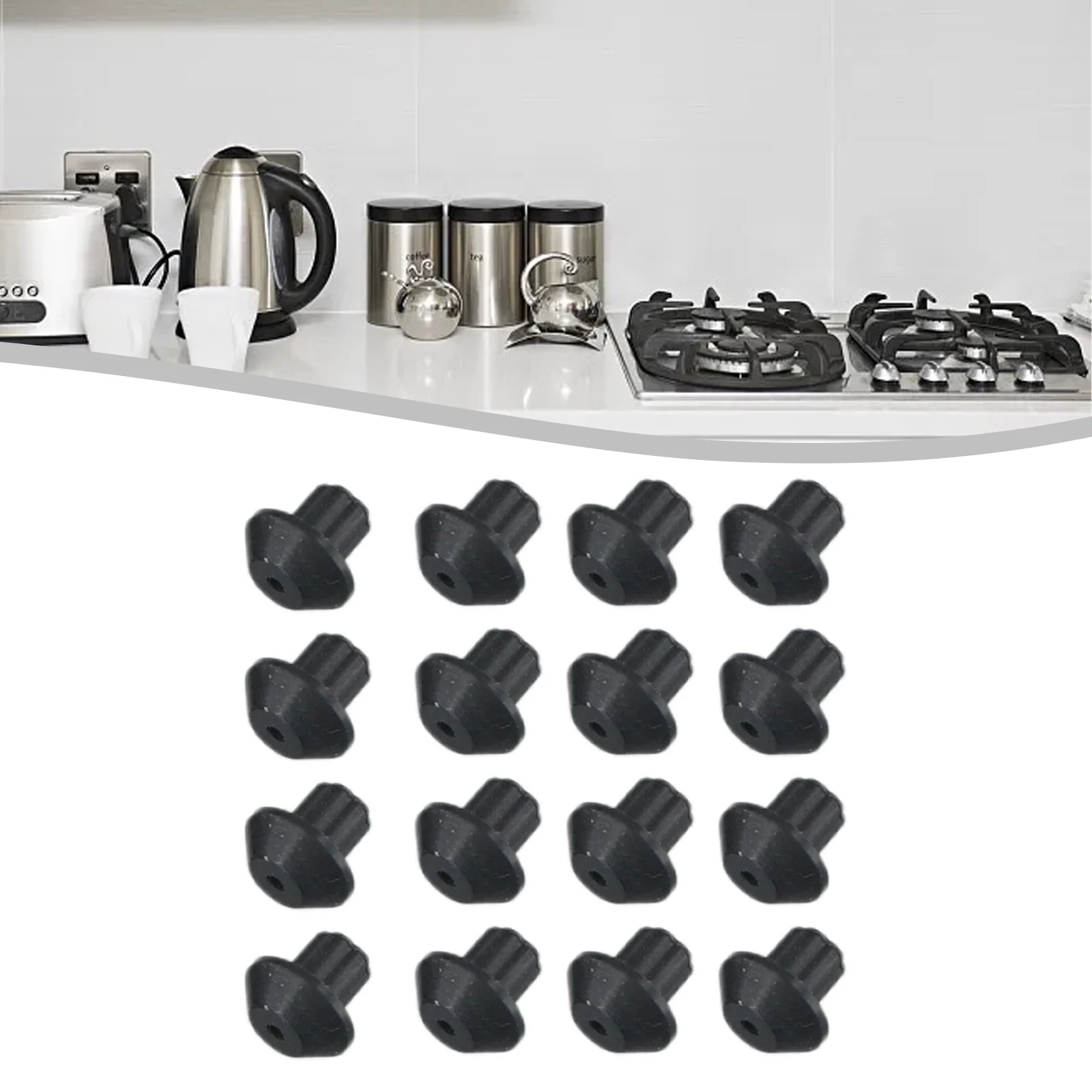 BrandNewGasRangeRubberFeetBurnerFeetPads16PackCooking