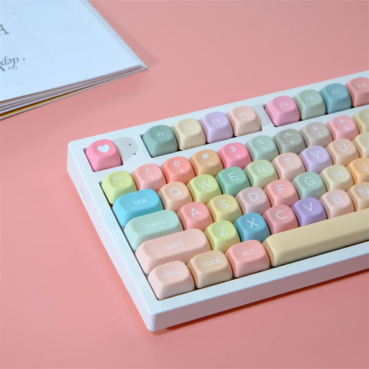 Moa Jelly Delights Keycaps Pbt Dye Sub Keycap Chaves Doces Coloridas 126 Teclas para Teclado Mecânico Fazendo - Imagem 4