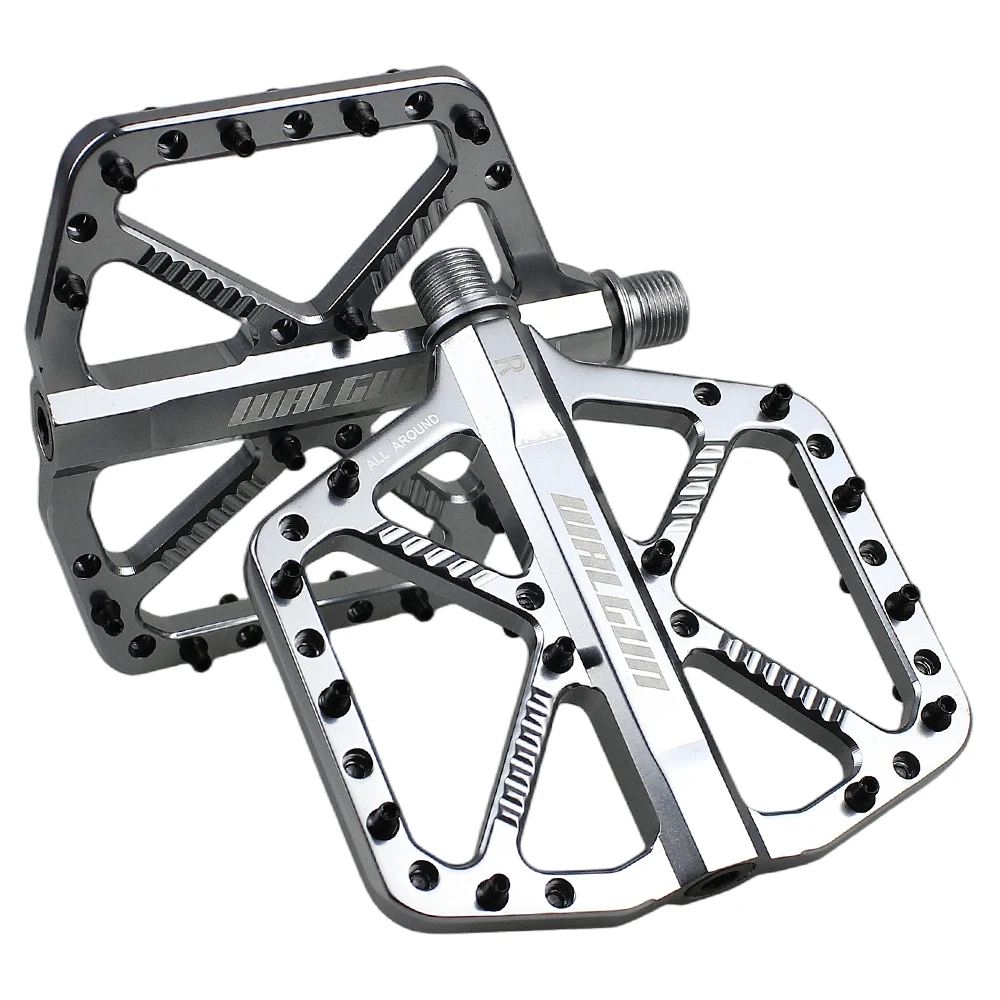 WALGUN MTB Fahrrad Pedale CNC Titan Legierung Achse Rennrad MTB Fahrrad Pedale DU Lager Nicht-slip 110*105mm Einzelne 181g Radfahren Teile – Detail 8