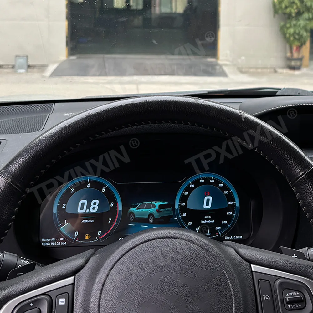 Panel de Instrumentos LCD Dinámico de 12.3 Pulgadas para Modelos Subaru Forester Legacy 2013-2018, Velocímetro con Carplay, Pantalla para el Tablero 3