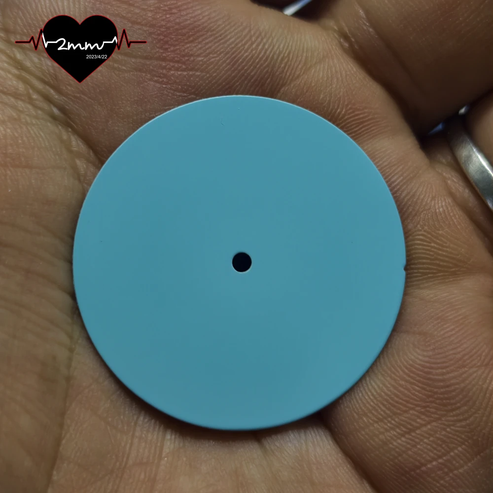 Matte Multicolor Blank Watch Dial - 33.5mm