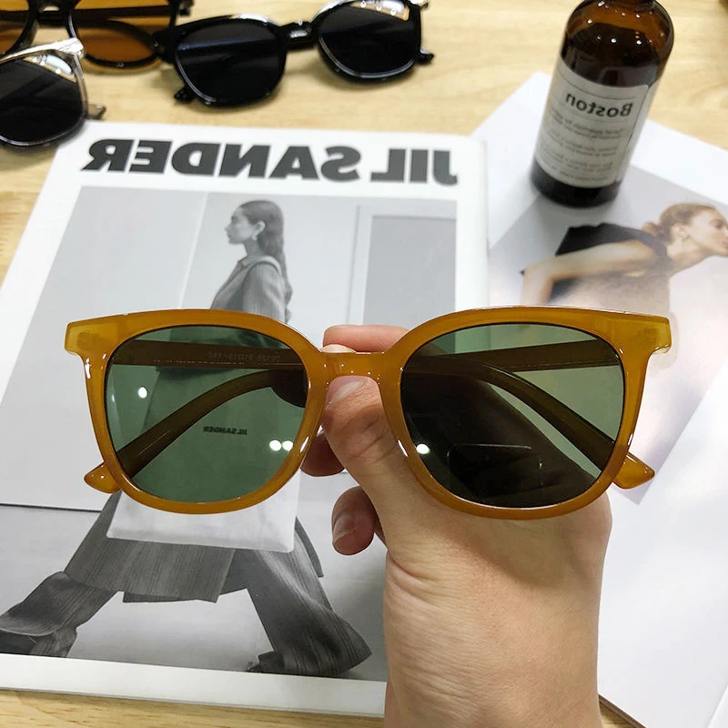 

New Fashion Vintage Sunglasses Women Brand Designer Retro Rectangle Sun Glasses Female Ins Popular Colorful Square Eyewear