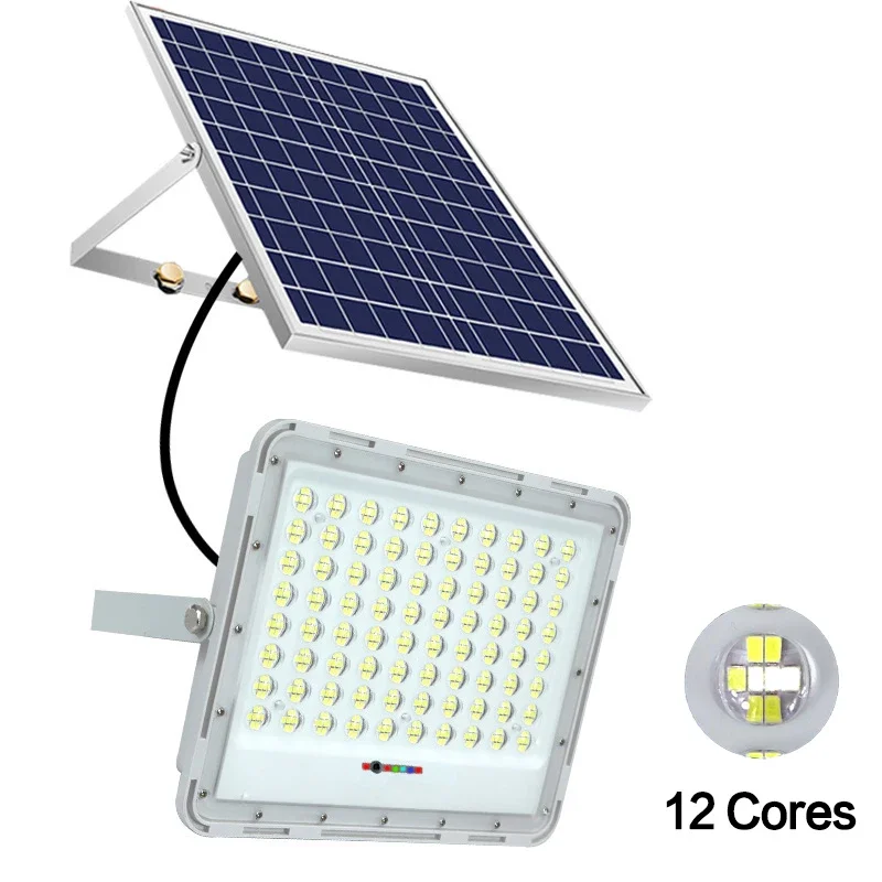 50W 100W 200W 400W Solar Flood Light Super Bright Outdoor Waterproof Reflector Solar Spotlights With Remote Control For Garden