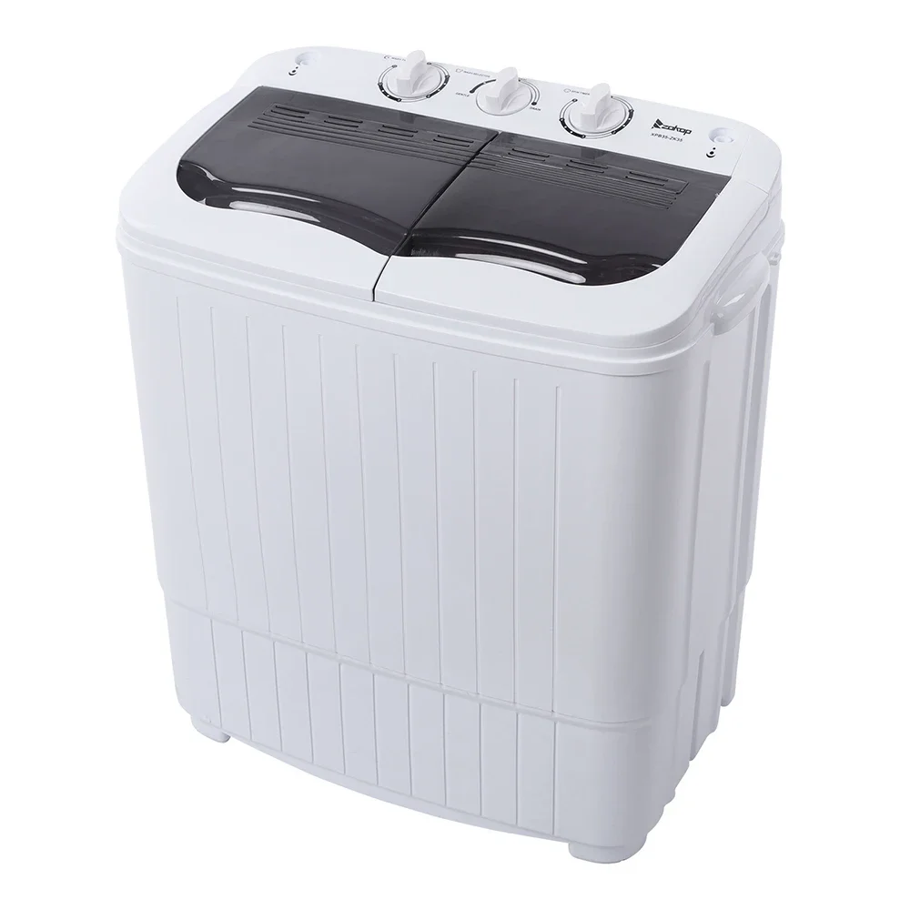 XPB35-ZK35 14.3(7.7 6.6)lbs Semi-automatic Gray Cover Washing Machine 4