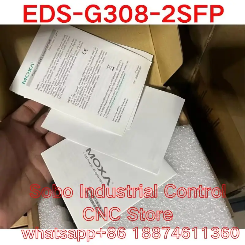 새로운 Moxa 스위치 EDS-G308-2SFP 빠른 배송