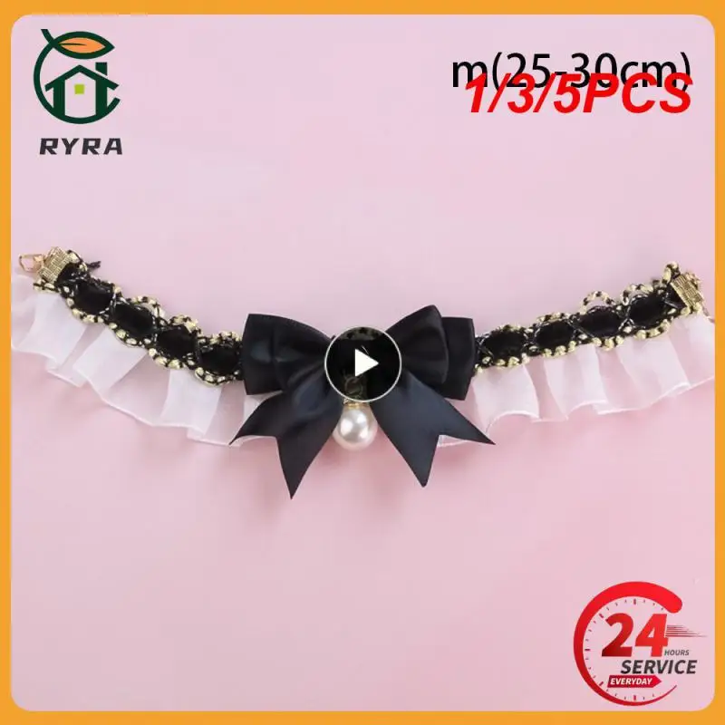 

1/3/5 шт., кружевной ошейник для кошек