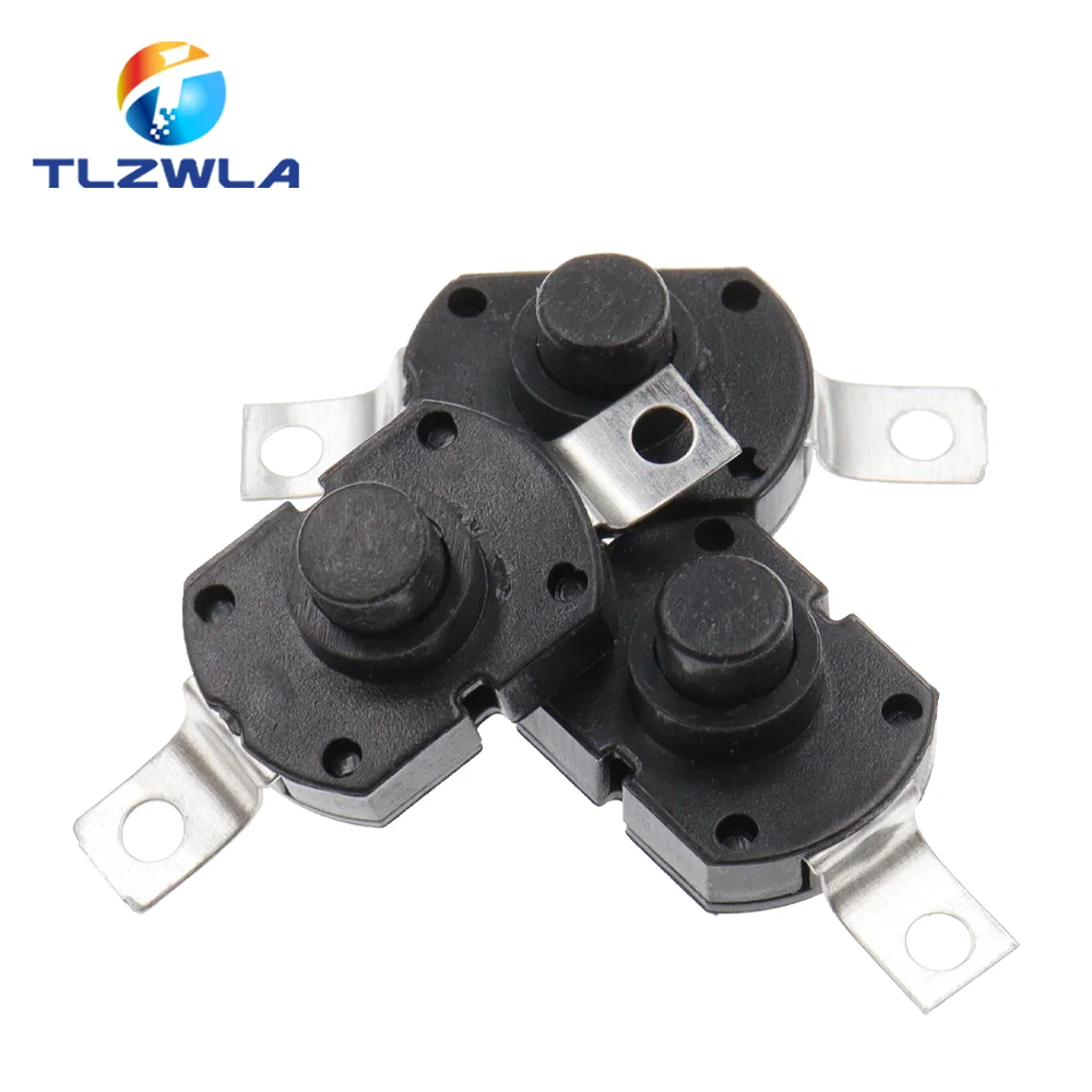 10PCS Push Button Switch 1712KD 30V 1A Flashlight Switch LOCK 17X12X9.5MM Table lamp Flashlight Button ON-OFF push button switch