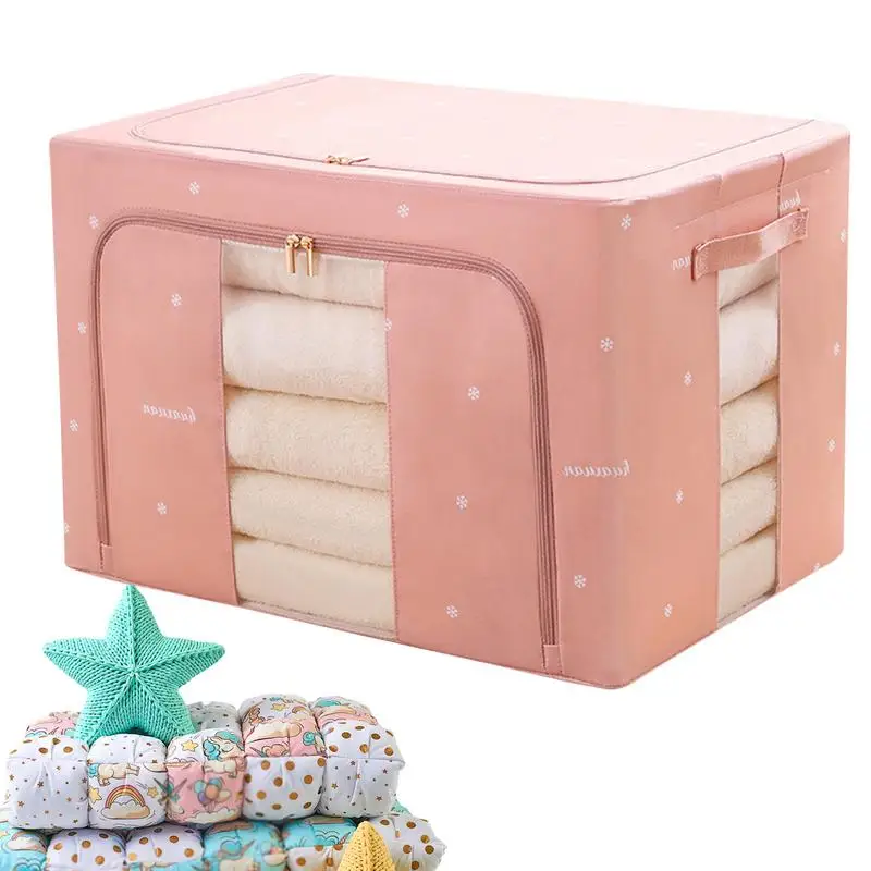 

Closet Organizer Bins For Clothes Large Capacity Clothes Storage Bag Organizer Clean And Dust-Free Household Large Foldable
