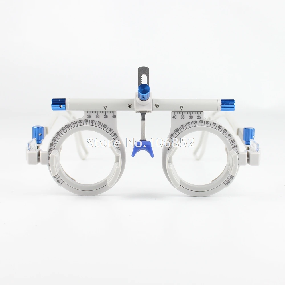 Hochwertiger optischer Universal-Testlinsenrahmen, ophthalmologisches Laborwerkzeug, vollständig verstellbar, geringes Gewicht – Detail 1
