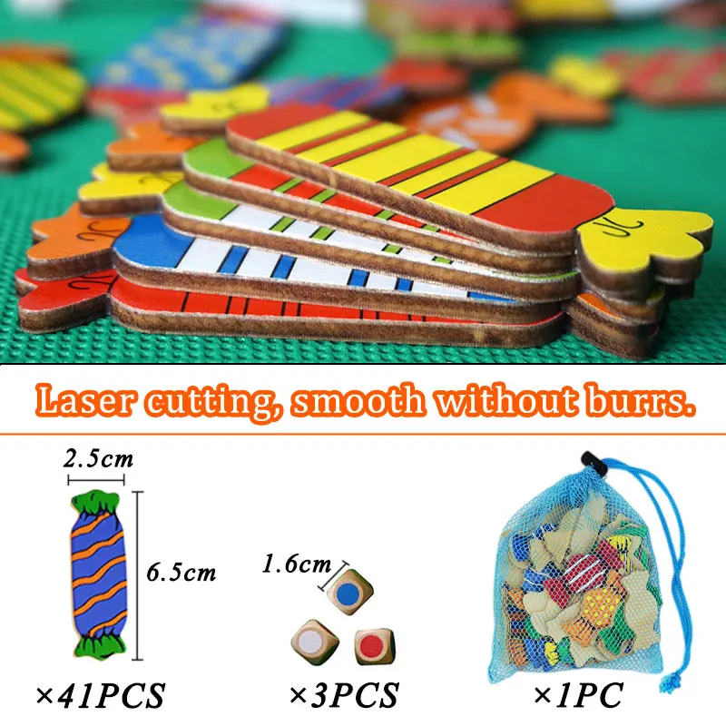 Wooden Color Matching Board Game for Kids Educational Toy