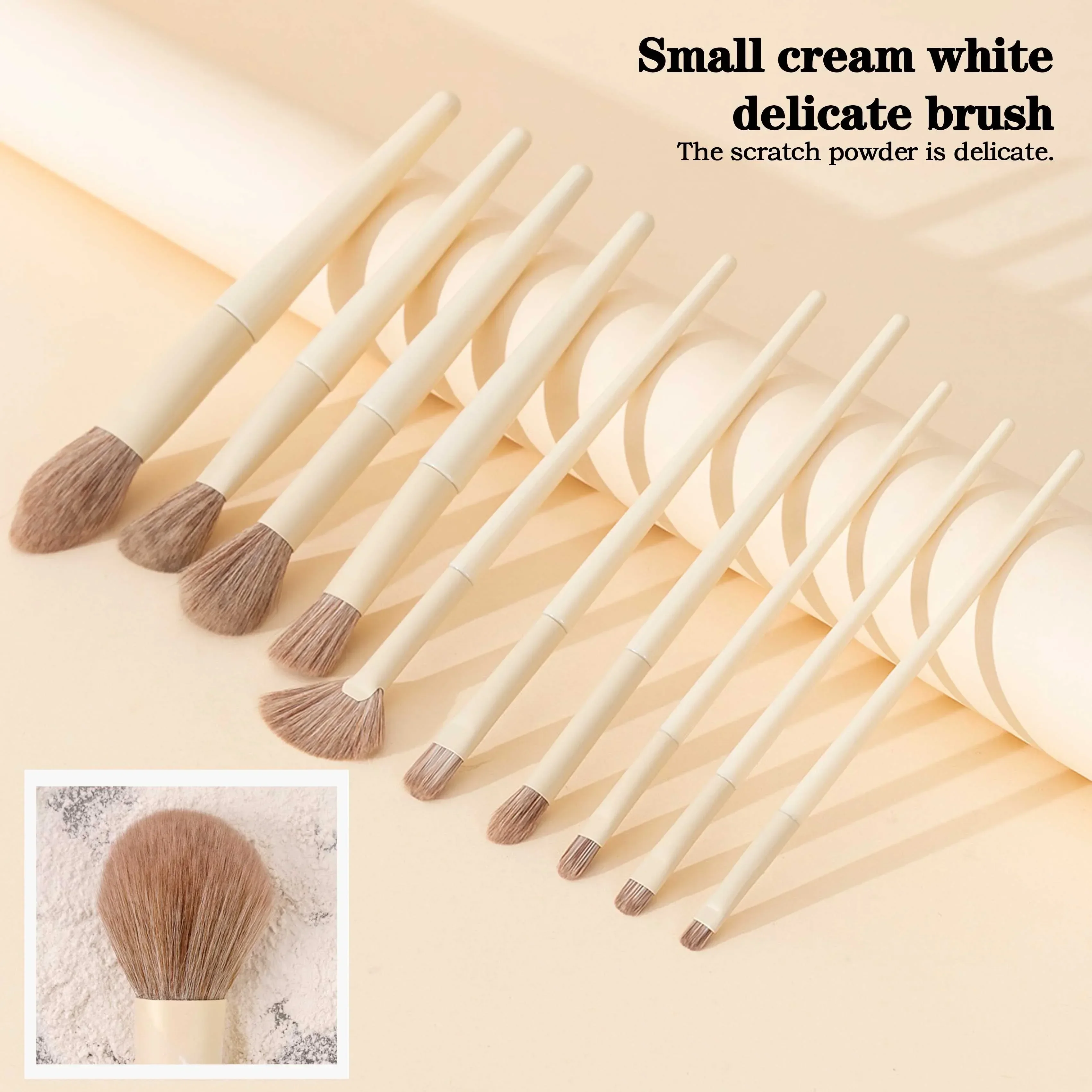 Creamy Makeup Brush Sets 10 A Complete Set of Ultra-Soft Contouring Brushes Concealer for Beginners makeup brushes makeup set makeup tool set