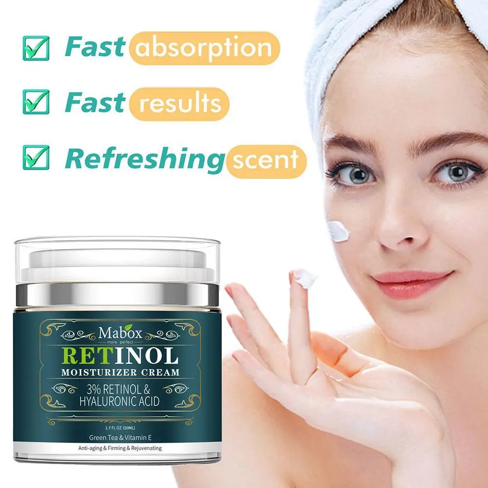 

Retinol Moisturizer Face Cream Repairing Moisturizing Nourishing Cream Hydrating Repair Anti Winkle Whitening Skin Care