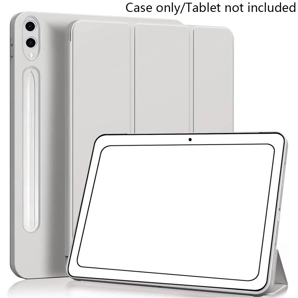 Premium Trifold Stand Flip Case with Soft TPU Back & Auto Wake/Sleep Feature