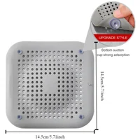 1pc Hair filter Sink anti clogging Bathtub shower floor drain plug Silicone kitchen deodorization 2