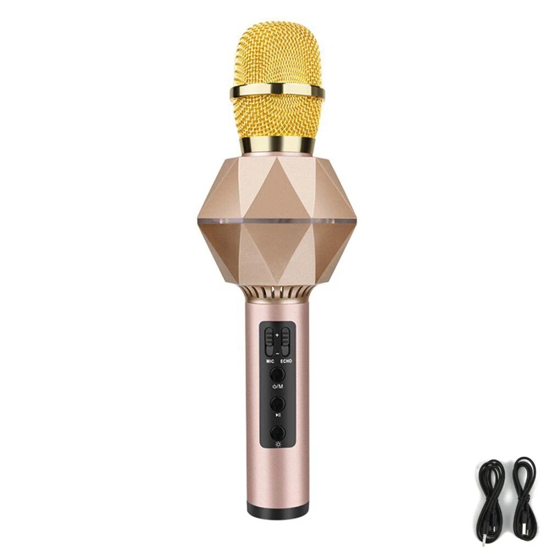 K7 Bluetooth Microphone Multifunction Microphone Karaoke Mic Music Player 