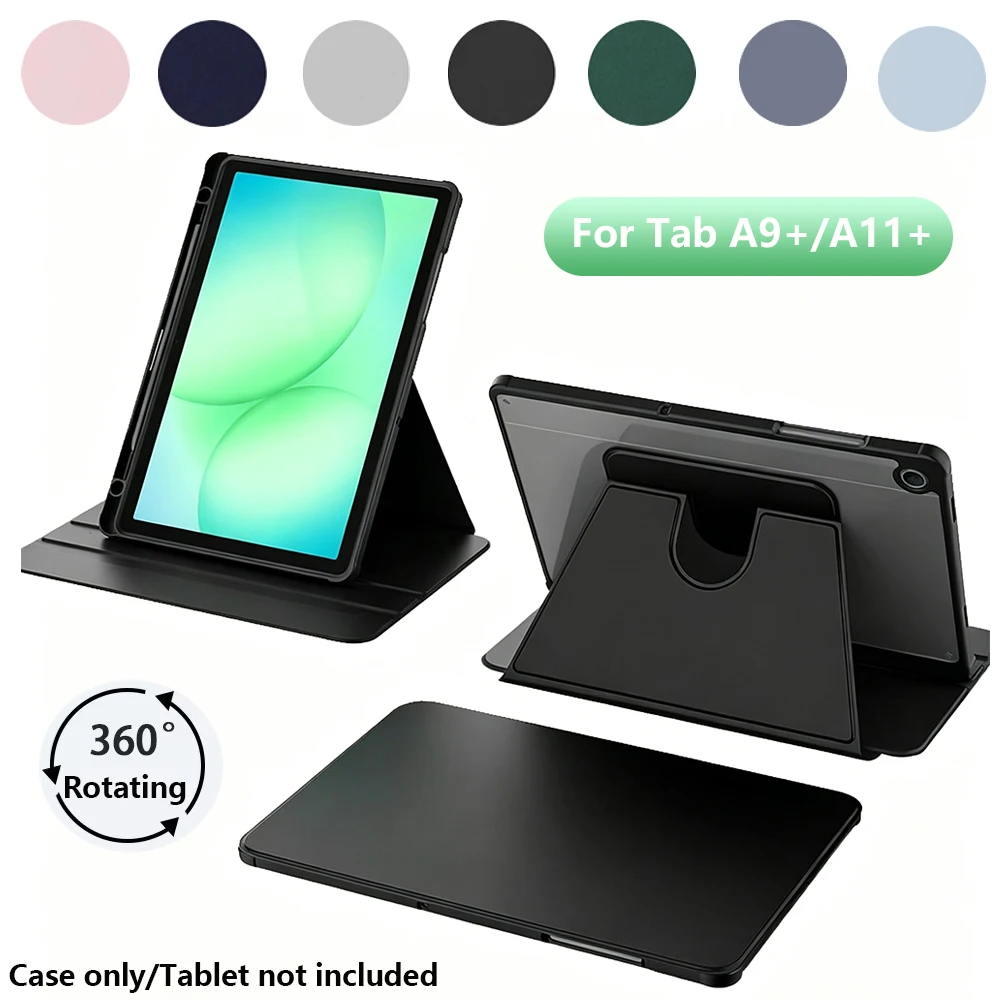 360 Rotating Acrylic Case with S Pen Slot and Auto Sleep/Wake Feature
