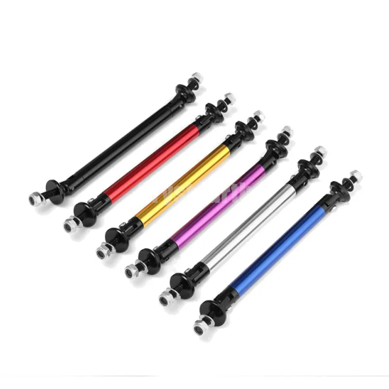 1 Pair Universal Car Auto SUV Front Rear Bumper Lip Splitter Spoiler Strut Rod Tie Support Bars 10cm 15cm 20cm Black Blue Red