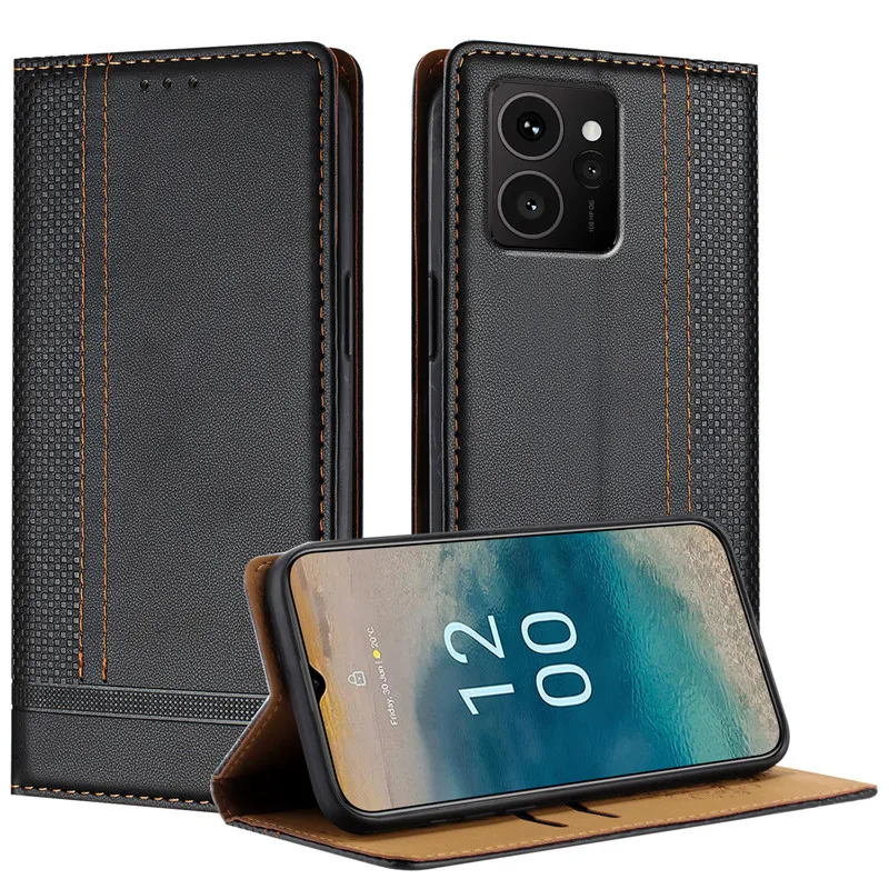 Leather Flip Wallet Case | Stylish Protective Phone Cover with Secure Closure