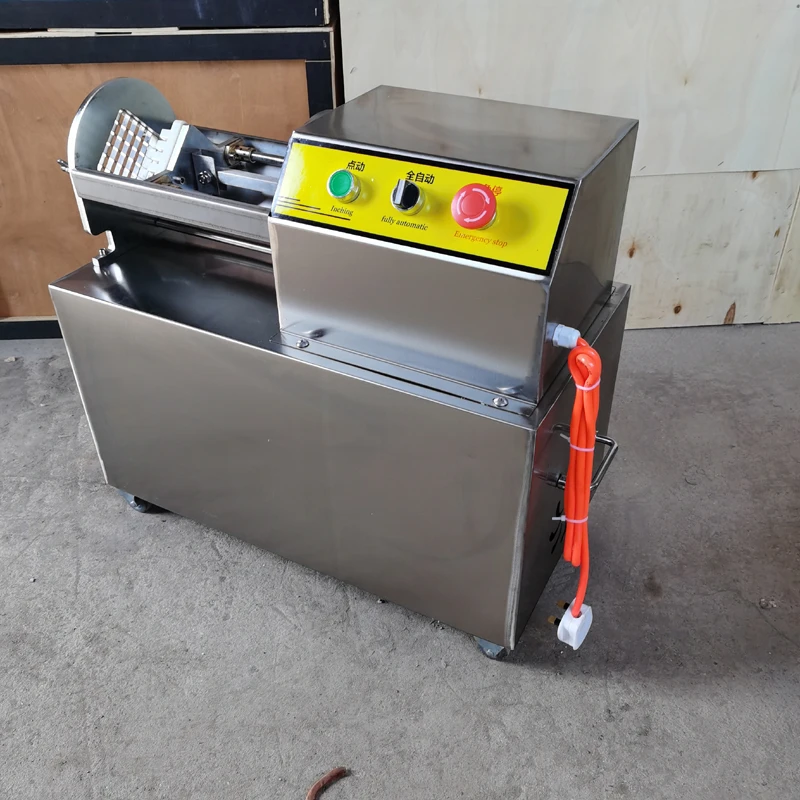 

Commercial French Fries Machine Electric Potato Strip Cutter Vegetable Cutting