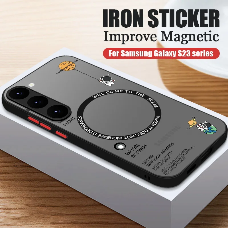 Magnetic For Magsafe Astronaut Case For Samsung Galaxy S23 S22 thumbnail 5