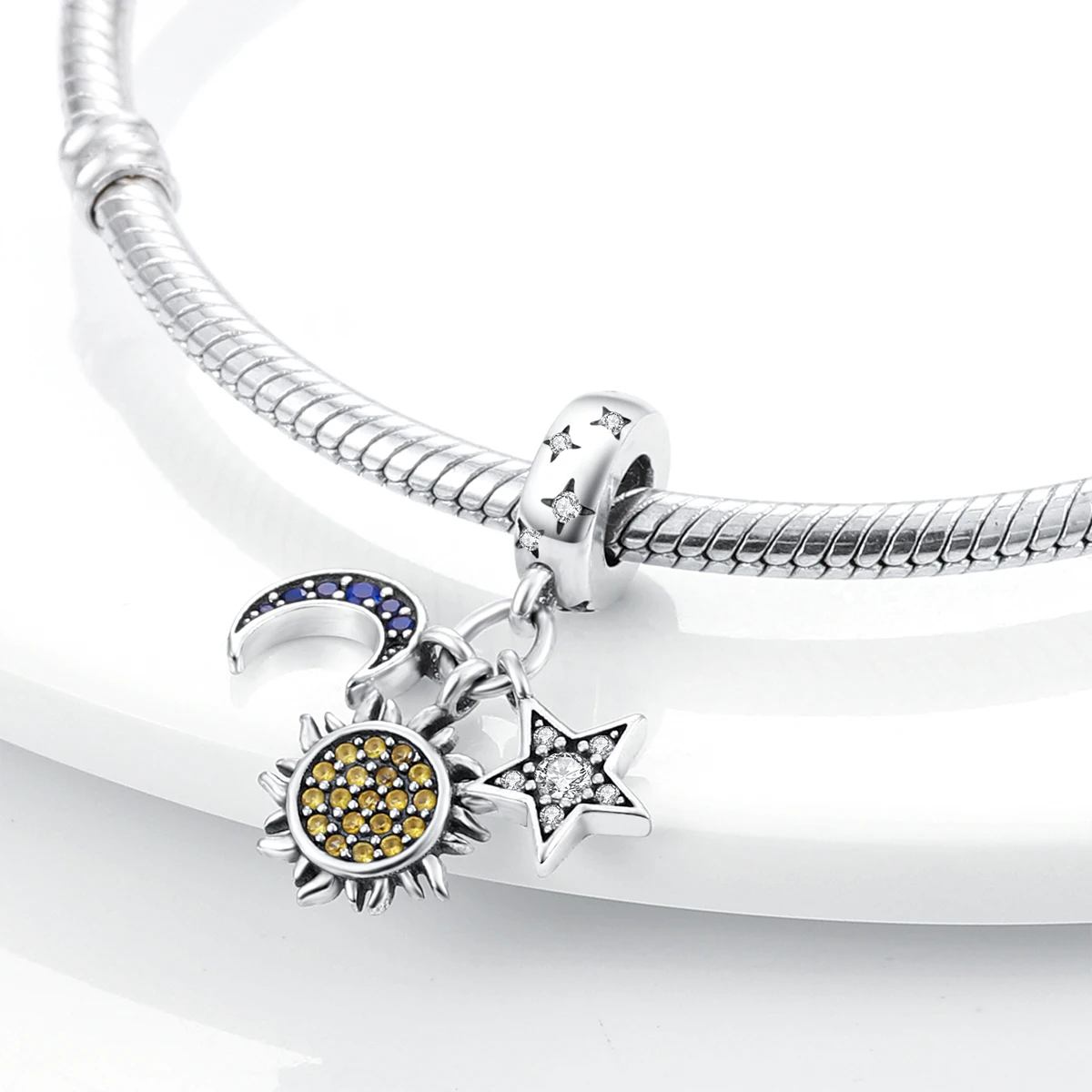 Original 925 Silver Charms Star Dreamcatcher Japanese Culture Beads Fit Bracelet Diy Woman Jewelry
