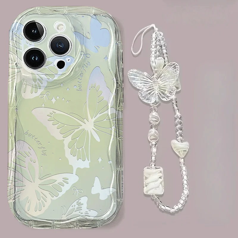Elegant Butterfly Lanyard Case with Enhanced Protection
