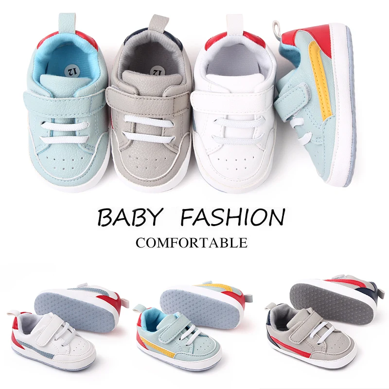 Baby Shoes Unisex Boys and Girls First Step Shoes Soft Sole Casual Baby Prewalking