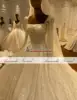 Customized NS4331 Simple Beading Bridal Gown 5