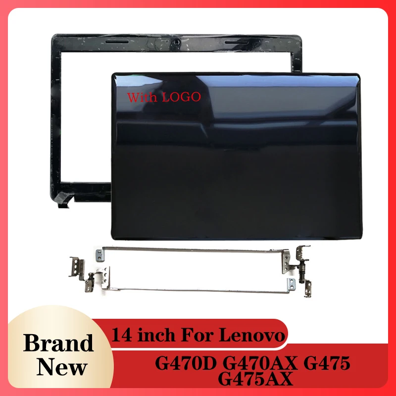 

New Laptop LCD Back Cover/Front Bezel/Hinges For Lenovo G470 G470D G470AX G475 G475AX