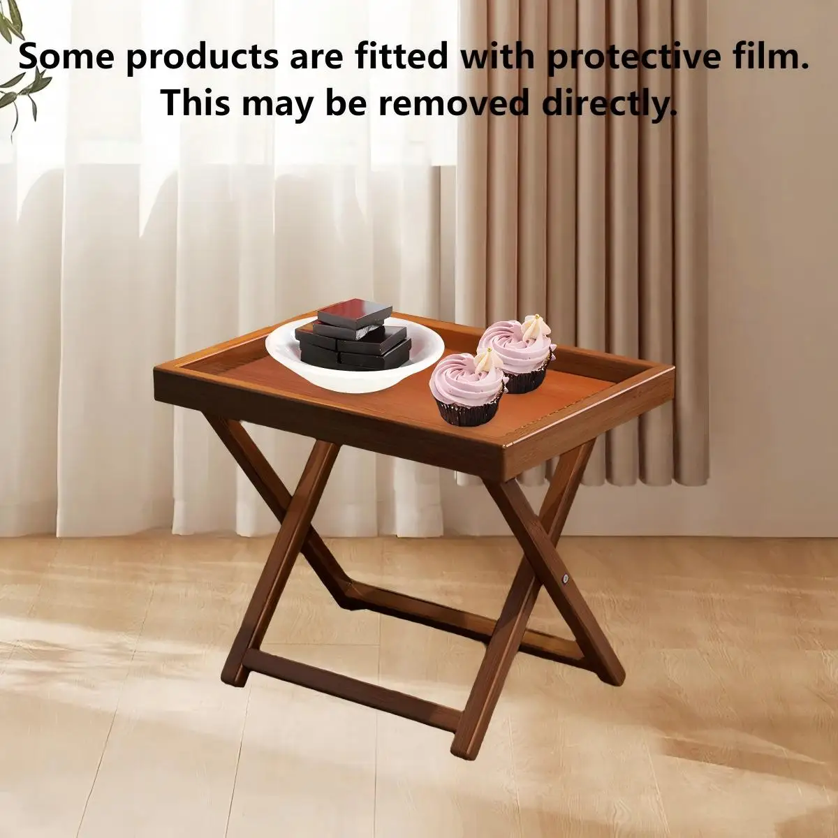 Bamboo Folding Side Table 5