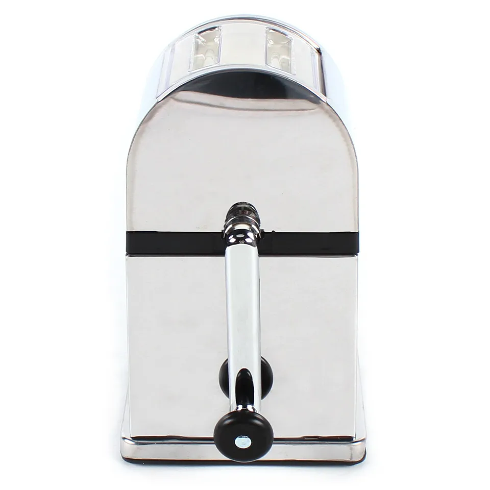 ステンレス鋼の刃を備えたかき氷機、簡単な手回し、アイスドリンク