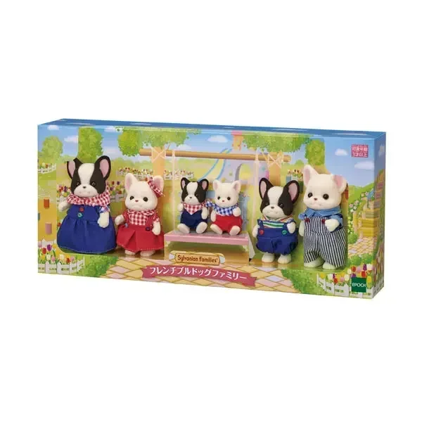 A Set Sylvanian Families Anime Girl Figures Baby Raincoat bull dog kangaroo duck family  Fruit Kawaii   Gift For Kid Toys 5