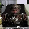 Game Black Myth Wukong Printed Blanket Picnic Blankets Warm Blanket Soft and Comfortable Blanket Home Travel Birthday Gift 1