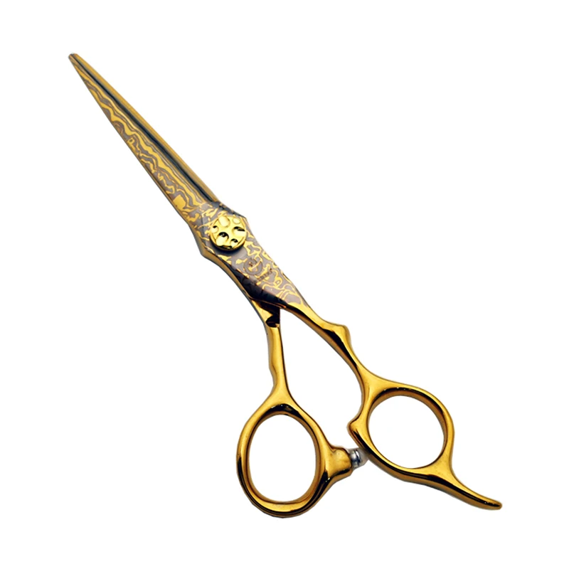 Scissors Barber Professional Beauty Hairdressing Hair Scissors Thinning Flat Teeth gold coating color Barber hair scissors scissors gold ножницы s