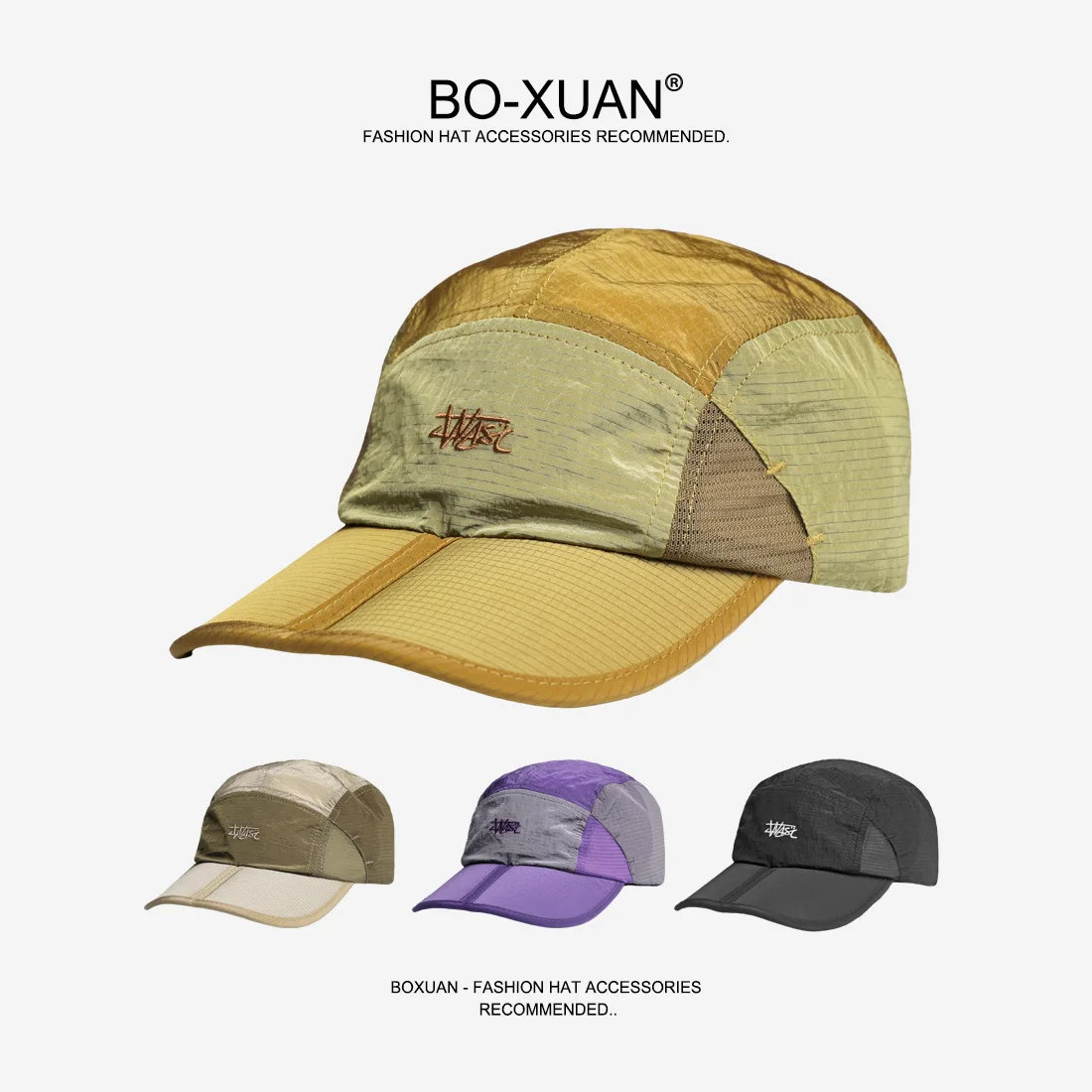 

Summer Nylon Quick-drying Foldable Portable Waterproof Baseball Cap Men Women Trendy Outdoor Sports Fashion Baseball Cap