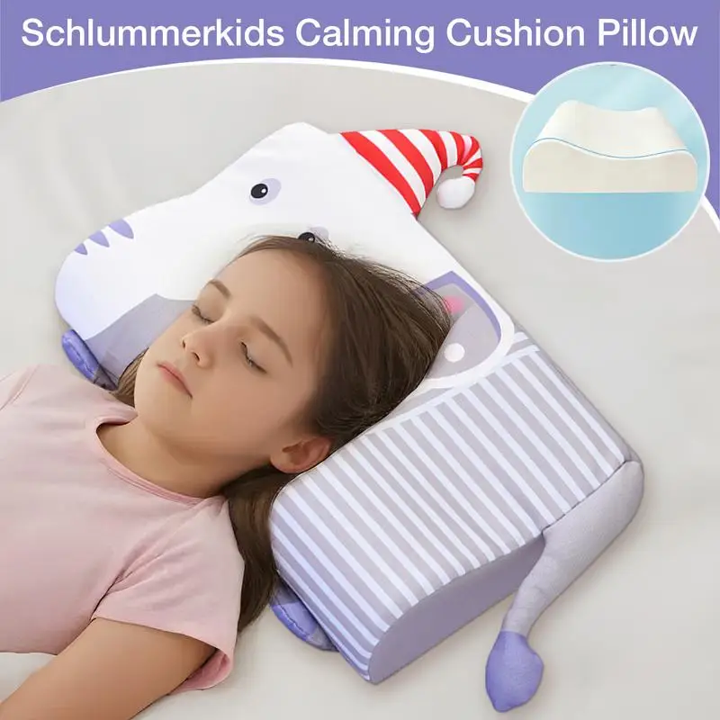 Ergonomic Bed Pillow Rebound Orthopedic Pillow Support NeckRelief Cervical Pillow Kids Travel Pillows Skin-Friendly 2