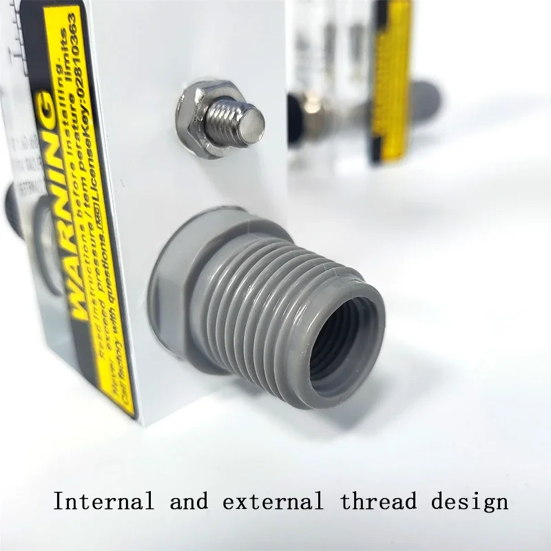 High-Precision Organic Glass Rotor Floater Panel Type Flow Meter Gauge Liquid Water Gas LZM 1Pcs