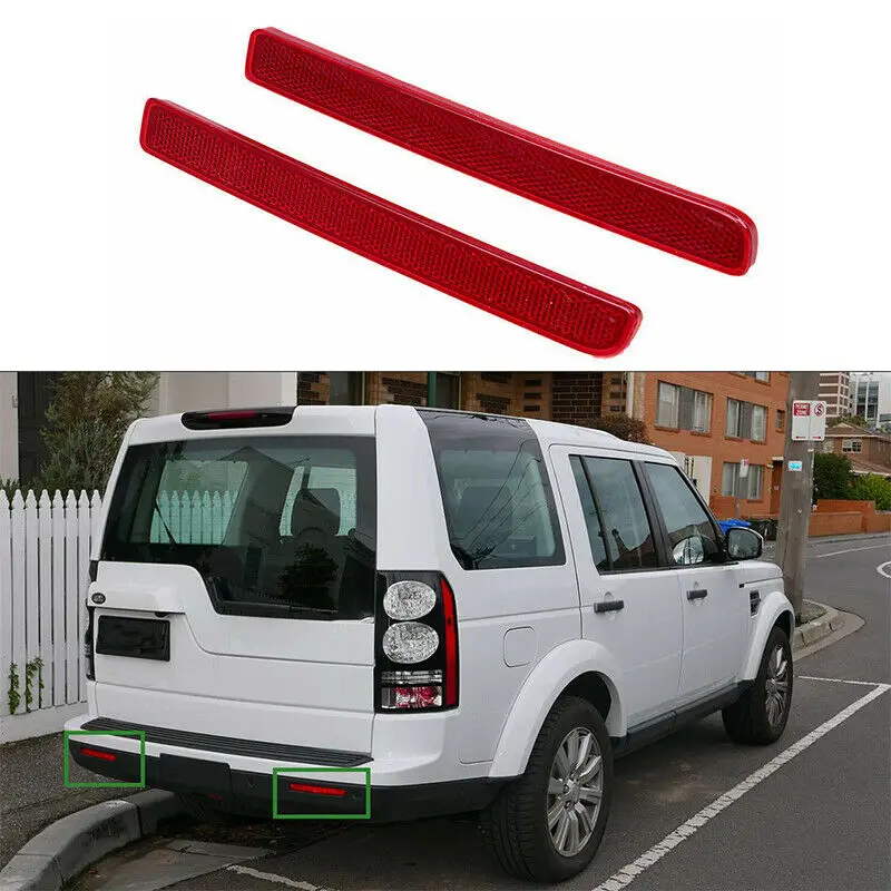 

Car Auto Red Lens Rear Brake Rear Bumper Light Corner Reflector Taillight For Land Rover Discovery 3 4 Range Rover Sport