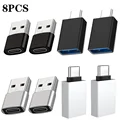 Black and silver8pcs