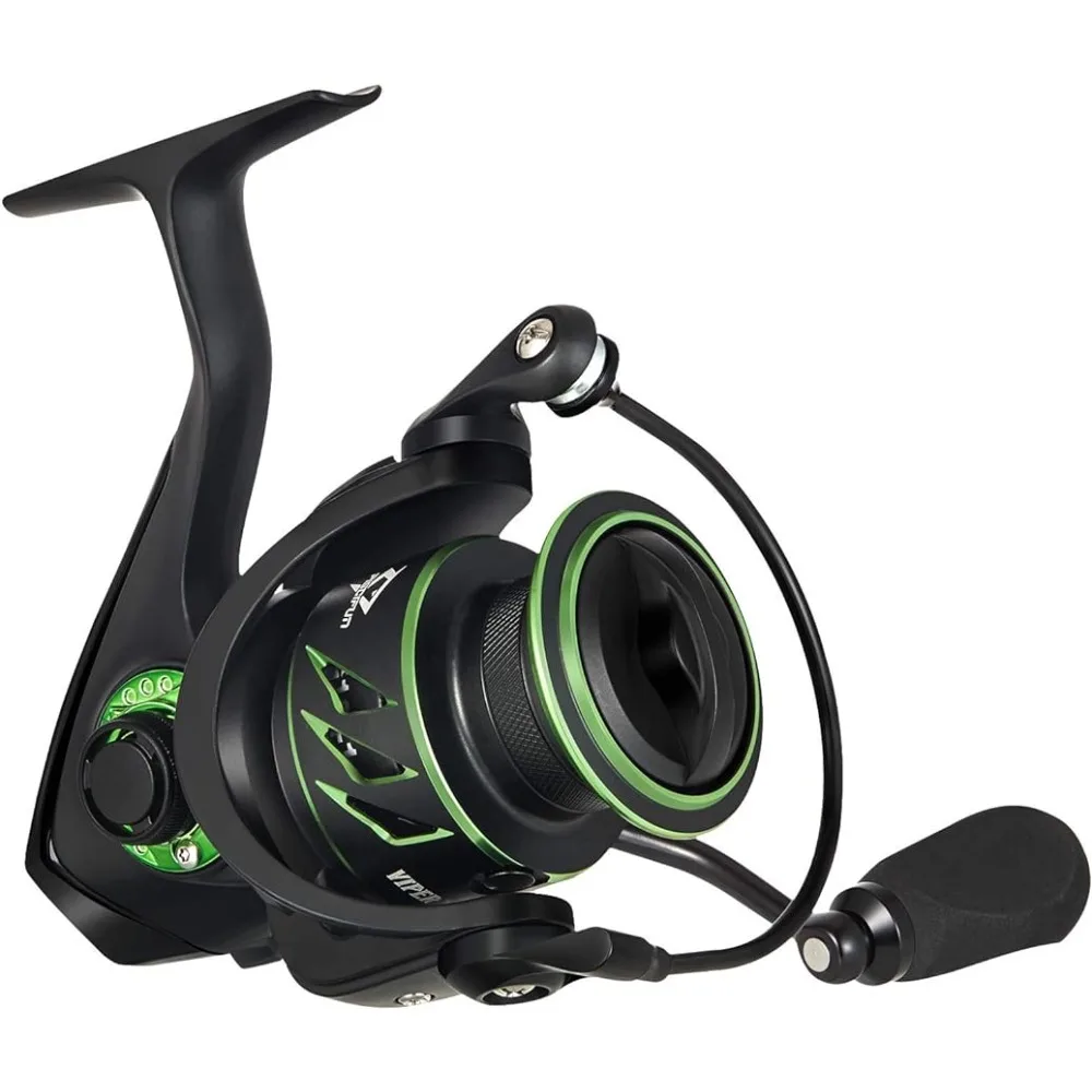 

Spinning Reels, Carbon Fiber 33LBs Max Drag, 10+1 Shielded BB, Saltwater Freshwater Spinning Fishing Reel