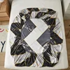 1pc  Bed Mattress Fitted sheet King Queen Size sheet  All-around Elastic Rubber Band Non-slip Dustproof Bed Sheet No pillowcase 6