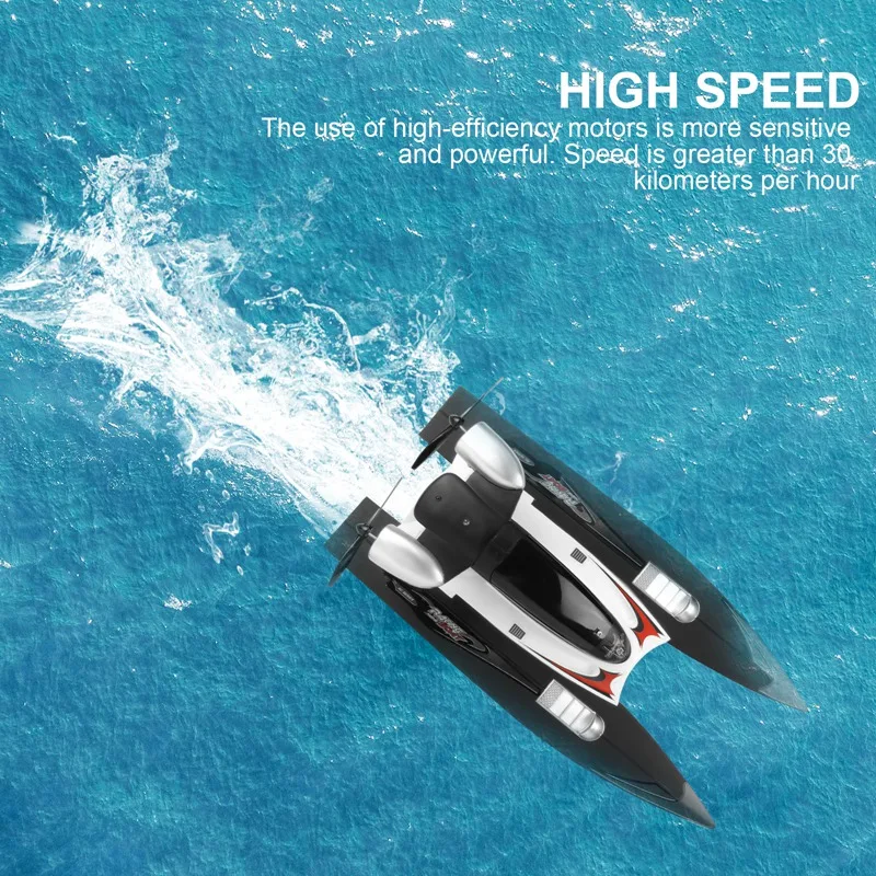 FY616 RC Boat 2.4Ghz 35Km/H High Speed RC Racing Boat Velocity Remote Control Boat Toy For Kids And Adults 5