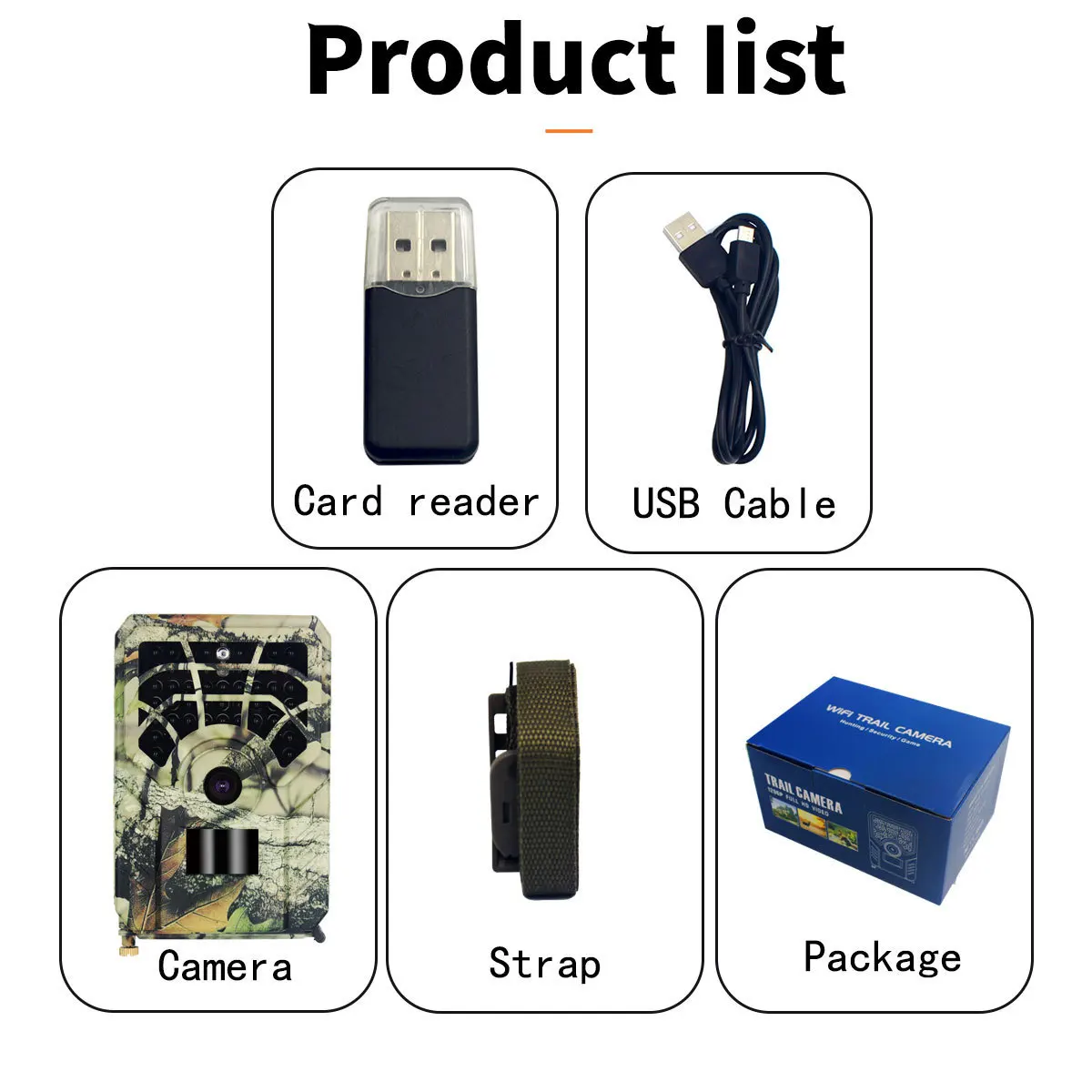 16 Million 1080P HD Infrared Camera, Outdoor Hunting Camera, Ultra-long Standby, 46-cell Night Vision, Waterproof Snapshot