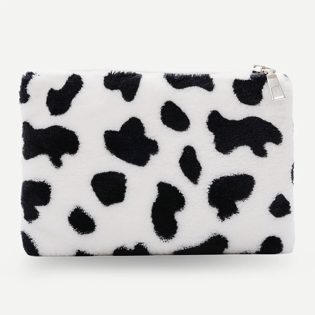 Fashion Bracelet Keychain Card Bag Women PU Leather Zebra Cow Print Leather Tassel Wallet for Women 2020 Trend