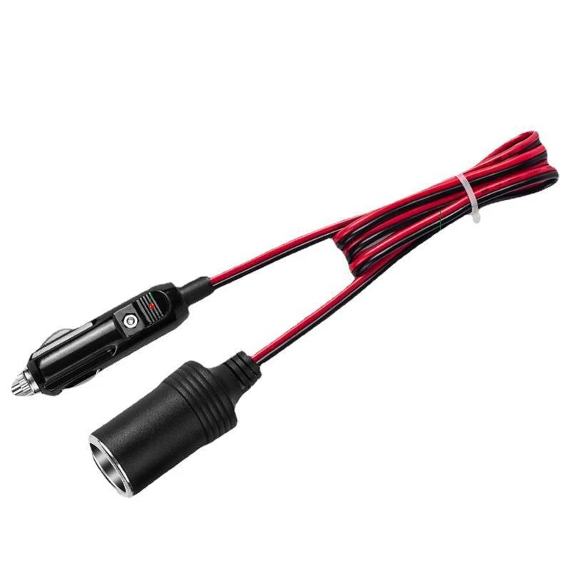 

12V 3.28 ft Car Cigarette Lighter Socket Extension Cord Cable Adapter Plug Heavy Duty