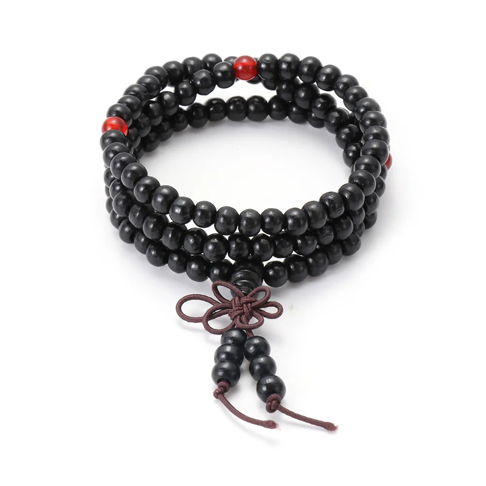 MINACHI Braccialetto In Perline Di Ematite Naturale 8 Mm, Regolabile 15-20 Cm, Stile Bohémien, Unisex, Regalo