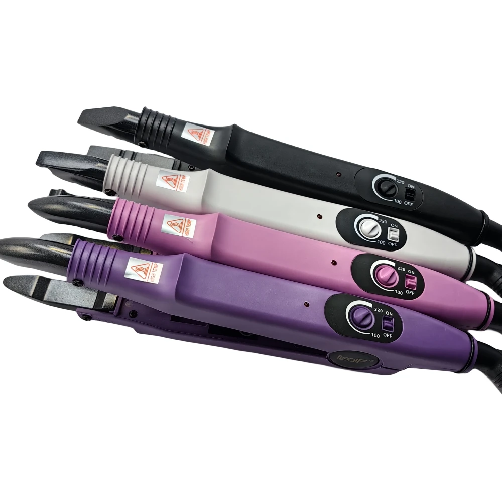 Loof Professional New Adjustable Temperature 220℃ Smart Mini Heating Tip Hair Extension Plier Iron, Fusion Keratin Bonding Tools 6